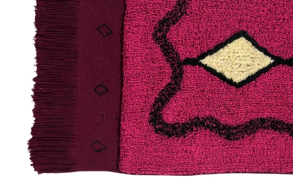 Ковер детский красный 120х185 см Асса