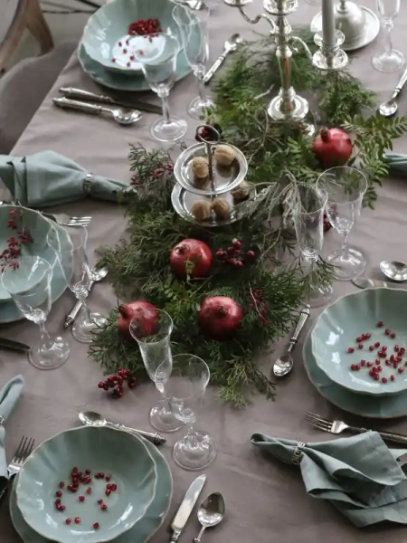 Тарелка IMPRESSIONS D30 см, Turquoise