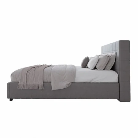 Кровать двуспальная 160х200 светло-бежеваяShining Modern