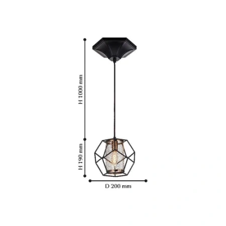 Подвесной светильник Favourite Septum -P 20x20x19