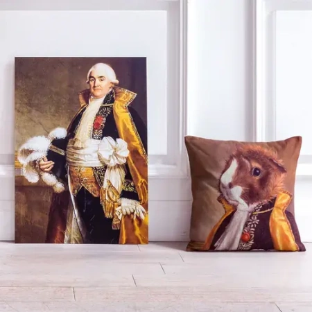 Арт-подушка «Музейный экспонат», версия 19 «Граф Альберт Григориус»