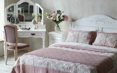 Покрывало VINTAGE VELVET 260х260 розовое