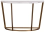Консоль иск.мрам.Pearl White/мат.зол.120х40х80