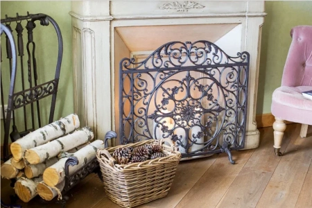 Решетка для камина чугунная