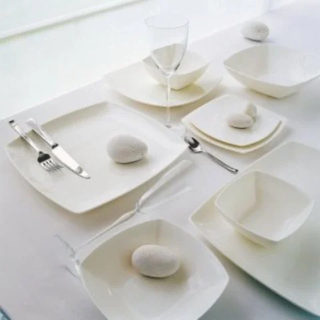 Тарелка десертная Elegance white white