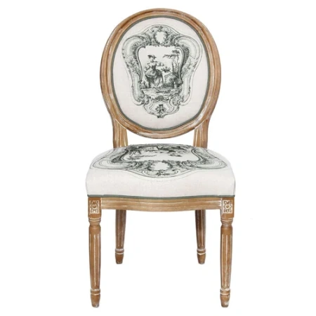Стул «Туаль де Жуи», сюжет 1, антик грин