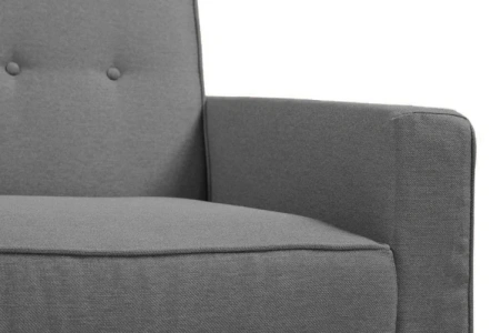 Диван большой прямой серый Bantam Sofa