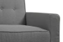 Диван большой прямой серый Bantam Sofa