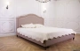 Кровать двуспальная 160х200 бежевая Cassis Upholstered