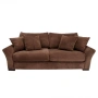 Диван Toby трехместный прямой коричневый