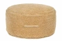 Пуфик мягкий винтажный медовый 50 см Прохлада