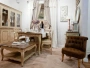Кресло маленькое лиловое со стяжкой Amelie French Country Chair