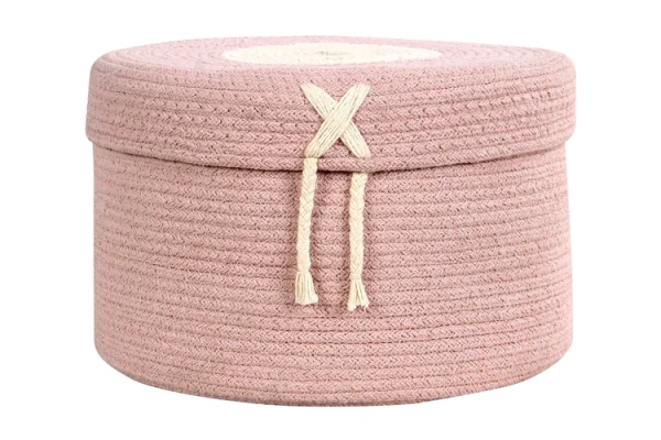 Корзина для игрушек нюдовая винтажная Коробка конфет