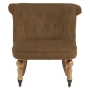 Кресло маленькое коричневое со стяжкой Amelie French Country Chair