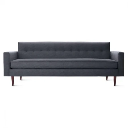 Диван Bantam Sofa большой прямой пепельно-серый