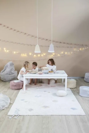 Пуфик детский круглый ванильный Зефирка