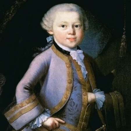 Арт-подушка «Музейный экспонат», версия 39 «Маленький Моцарт»