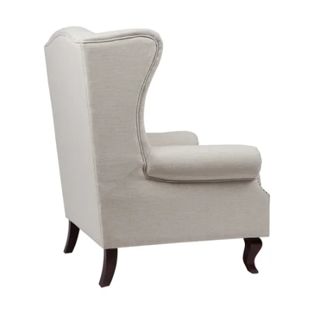 Кресло каминное с ушами кремовое Collins Wingback Chair