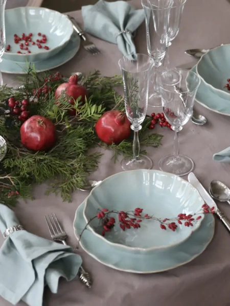 Тарелка IMPRESSIONS D23 см, Turquoise