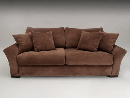 Диван Toby трехместный прямой коричневый
