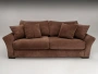 Диван Toby трехместный прямой коричневый