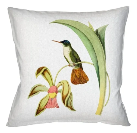 Арт-подушка «Драгоценные птицы», версия 12