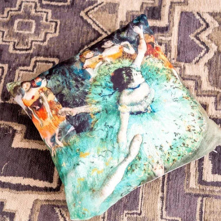 Арт-подушка «Балерины в зелёном»