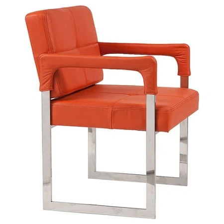 Стул с подлокотниками оранжевый Aster Chair