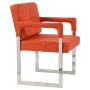 Стул с подлокотниками оранжевый Aster Chair