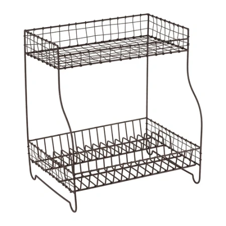 2-х уровневая сушилка для посуды Carreau Ciment