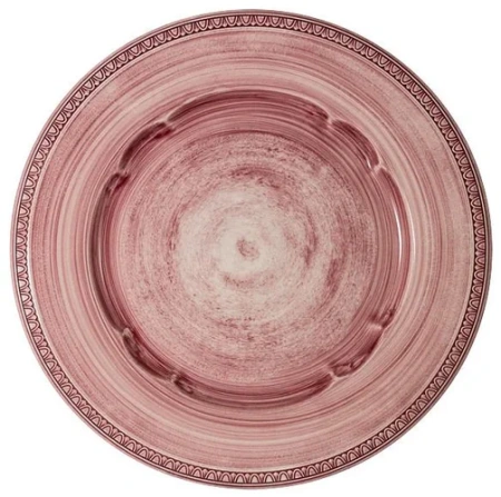 Тарелка обеденная 27см Амелия (розовый)