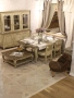 Кресло маленькое коричневое со стяжкой Amelie French Country Chair