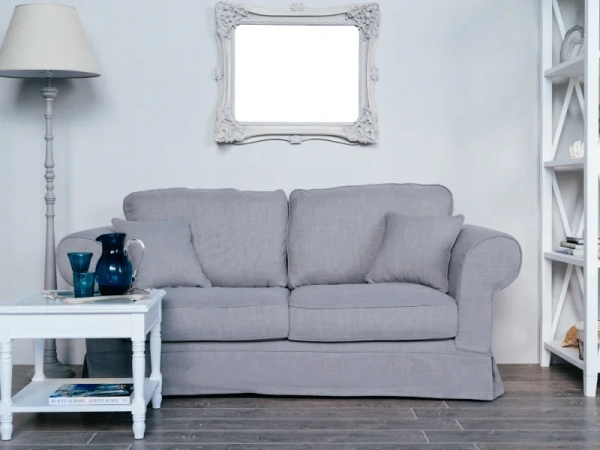 Диван Bond Street, 3,5 мест, ткань оксфорд, базовый черный