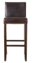 Стул барный кожаный коричневый Barry