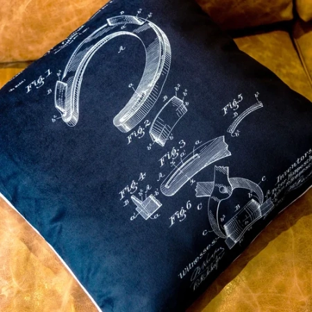 Арт-подушка «Патент на подкову»