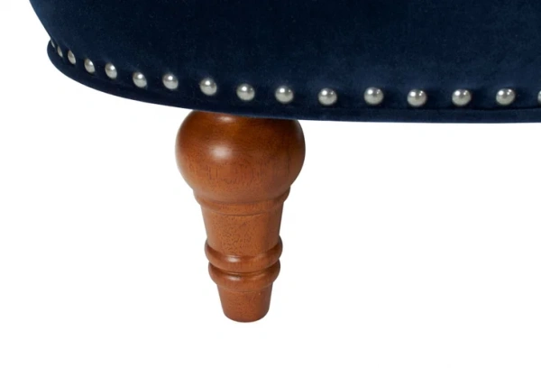 Диван La Rosa трехместный прямой синий