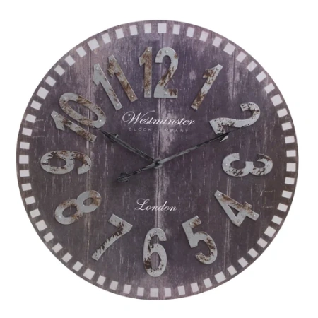 Часы настенные Shenme shihou черный 46х4х46