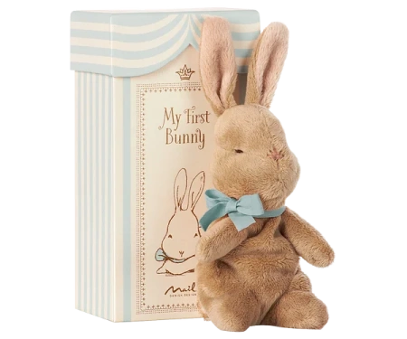 Мой первый заяц в коробке, голубой