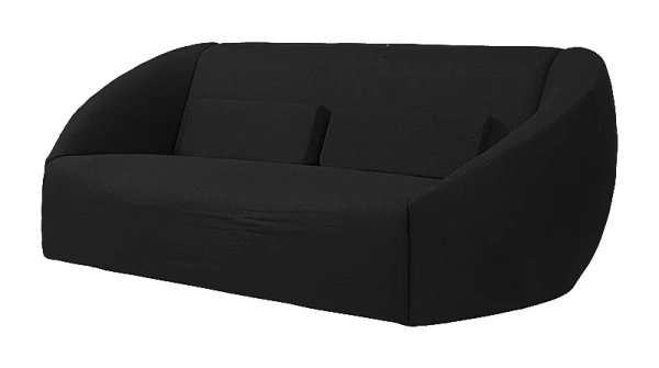 Диван Avec Plaisir большой прямой черный