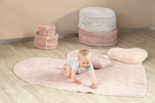 Корзина для игрушек нюдовая винтажная Коробка конфет