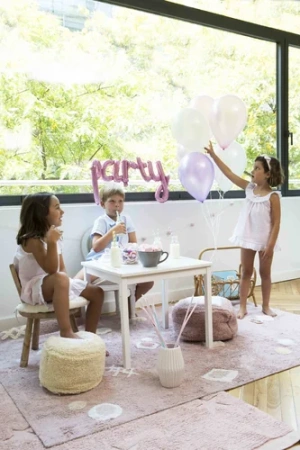 Пуфик детский круглый ванильный Зефирка