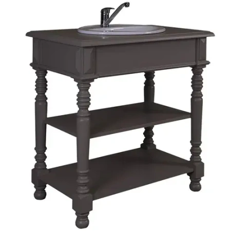 Тумба под раковину с открытыми полками (раковина в комплект не входит) Брюгге