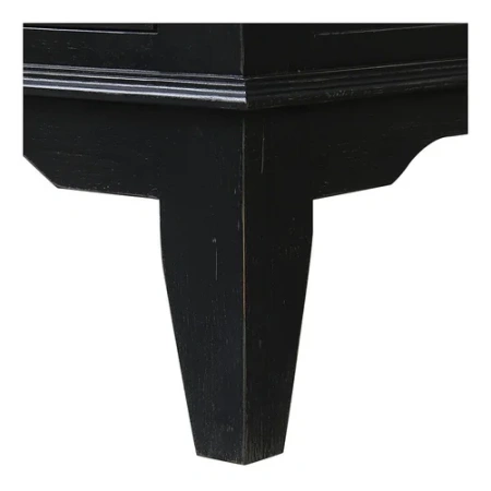 нижняя ножка шкафа с состариванием  Эбен