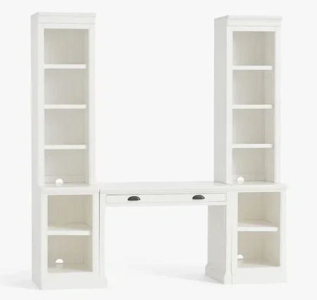 Письменный стол с книжными шкафами Ривьера