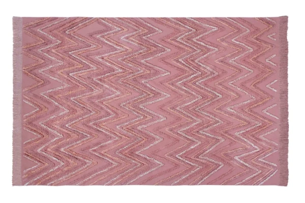 Ковер детский розовый 170х240 см Земной каньон