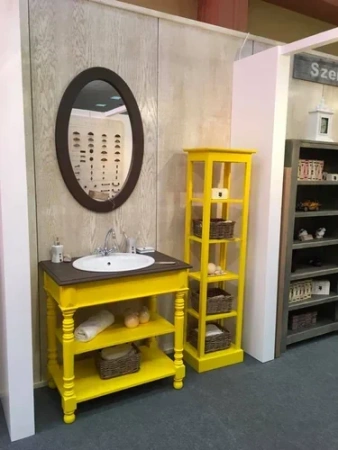 Тумба под раковину с открытыми полками (раковина в комплект не входит) Брюгге