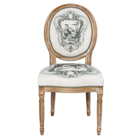 Стул «Туаль де Жуи», сюжет 1, антик грин