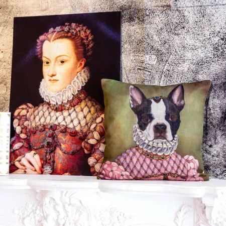 Арт-подушка «Музейный экспонат», версия 15 «Елизавета Австрийская»