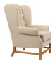 Кресло мягкое с ушами бежевое French Provincial Armchair