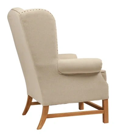 Кресло мягкое с ушами бежевое French Provincial Armchair